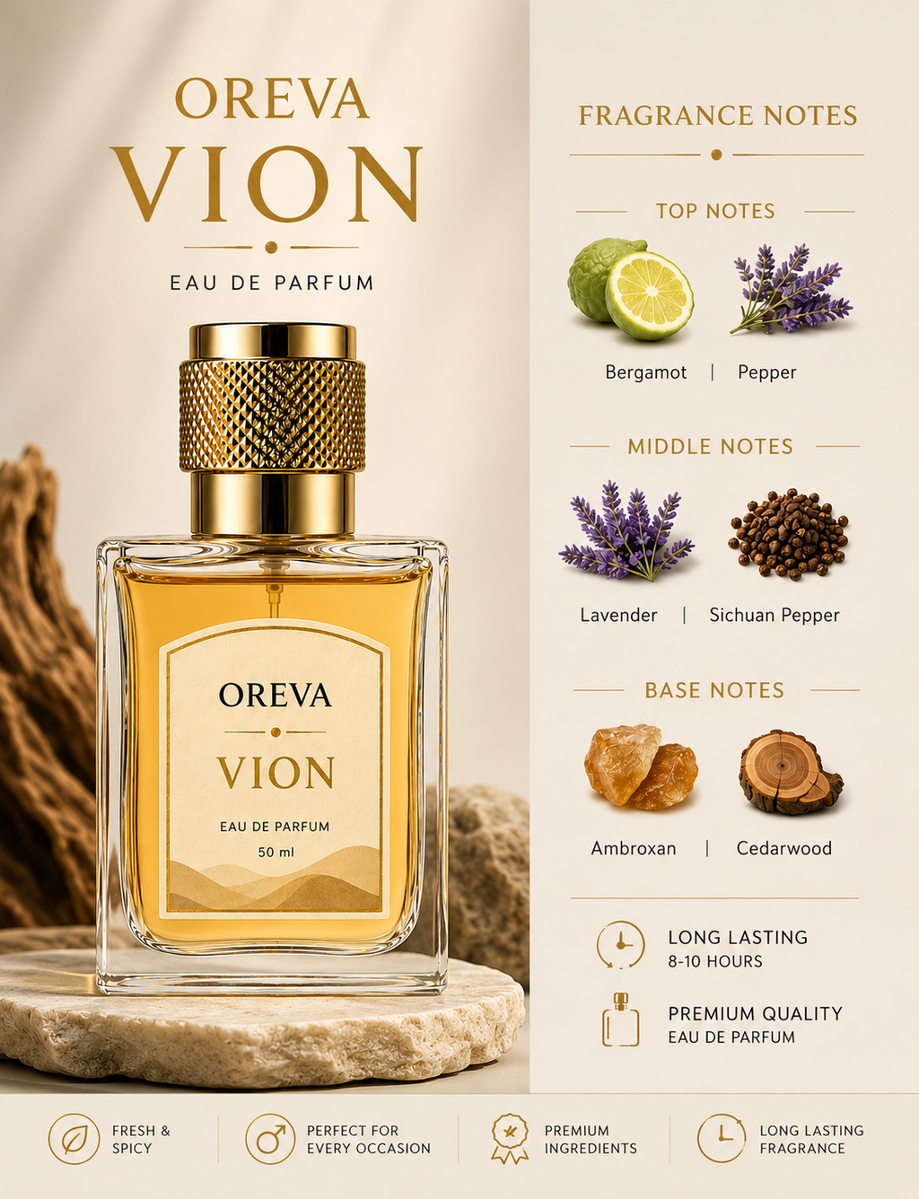 VION UNISEX PERFUME BY OREVA